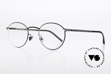 Mykita Tona Kleine Runde Pantobrille, color code 002 "Black" (Brille für Damen und Herren), Passend für Herren und Damen