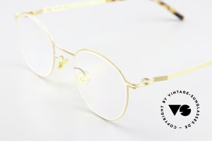 Mykita Tona Pantobrille Glossy Gold Small, wohlbekannte Spitzenqualität; handmade in Germany, Passend für Herren und Damen
