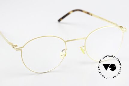 Mykita Tona Pantobrille Glossy Gold Small, ungetragenes Modell mit original Mykita Verpackung, Passend für Herren und Damen