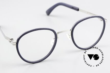 Mykita Mylon Palm Navy Blue / Shiny Silver Frame, ungetragenes Modell von 2018 mit Verpackung, Passend für Herren und Damen