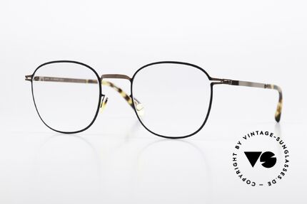 Mykita Andersson Shiny Copper Black Frame, Mykita Brille, Herren-Modell Andersson; Größe 48-21, Passend für Herren