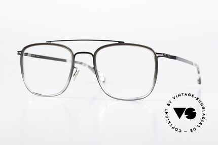 Mykita Hanno Eckige Brille Shiny Graphite, Mykita Brille, Modell HANNO, Größe 49-20, col. 235, Passend für Herren und Damen