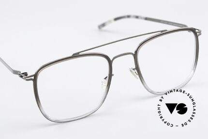 Mykita Hanno Eckige Brille Shiny Graphite, ungetragenes Modell von 2017, mit orig. Verpackung, Passend für Herren und Damen