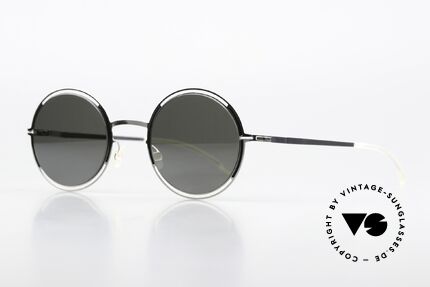 Mykita Giselle Damenbrille Silver Black Mirror, color '052' Silver / Black Mirror (verspiegelte Gläser), Passend für Damen