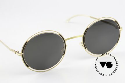 Mykita Giselle Damenbrille Gold Jet Black Grey, ungetragenes Modell von 2020 mit orig. MYKITA Etui, Passend für Damen
