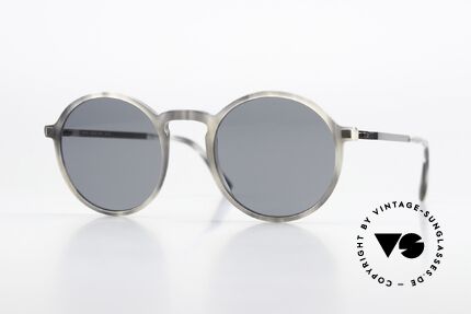 Mykita Kamik Designersonnenbrille Panto, Mykita Sonnenbrille, Mod. Kamik, Gr. 48-20, col 983, Passend für Herren und Damen