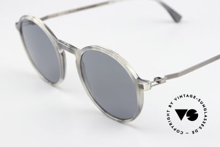 Mykita Kamik Designersonnenbrille Panto, Azetat-Front mit charakteristischen Mykita-Bügeln!, Passend für Herren und Damen