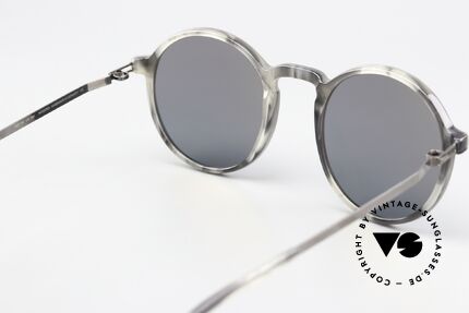 Mykita Kamik Designersonnenbrille Panto, die Fassung kann auch mit Sehstärke verglast werden, Passend für Herren und Damen