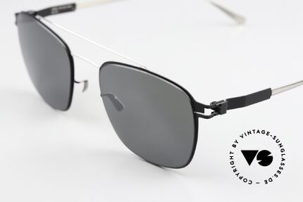 Mykita Hugh Herrenbrille Silver Black Mirror, wohlbekannte Spitzenqualität; handmade in Germany, Passend für Herren