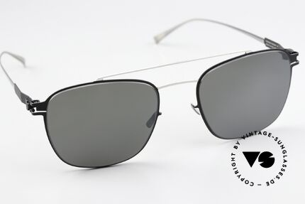 Mykita Hugh Herrenbrille Silver Black Mirror, ungetragenes Modell von 2020 mit orig. MYKITA Etui, Passend für Herren