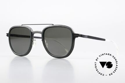 Mykita Mylon Alder Polarisierende Sonnengläser, c. 308 (storm grey / shiny graphite polarized), Passend für Herren