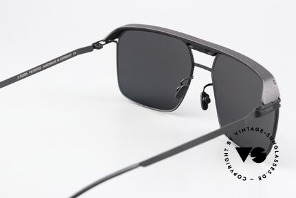 Mykita Leica ML03 Polarisierende Sonnengläser, ML03 MH6 c.305 Pitch Black / Leica Black Polarized, Passend für Herren