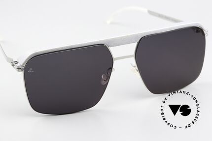 Mykita Leica ML03 Qualitätsbrille Für Kenner, ungetragenes Modell in 'Mouse Grey / Shiny Silver', Passend für Herren