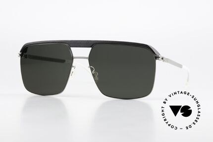Mykita Leica ML03 Pitch Black / Matte Silver Edition Details