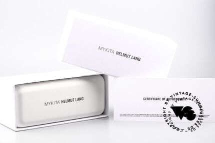 Mykita Helmut Lang HL003 Eckige Brille Seitenscheiben, Größe: medium, Passend für Herren und Damen