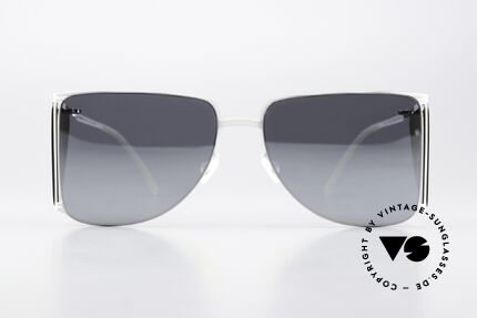 Mykita Helmut Lang HL002 White Silver Flash Verspiegelt, Zusammenarbeit mit Modedesigner HELMUT LANG, Passend für Herren und Damen