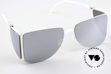 Mykita Helmut Lang HL002 White Silver Flash Verspiegelt, ungetragenes Modell mit vollständiger Verpackung!, Passend für Herren und Damen
