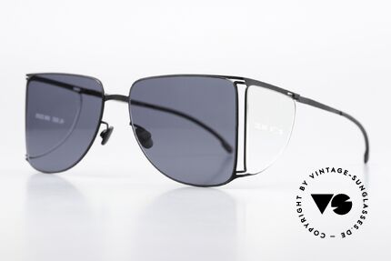 Mykita Helmut Lang HL002 Avantgardistische Sonnenbrille, eine minimalistisch-avantgardistische Sonnenbrille, Passend für Herren und Damen