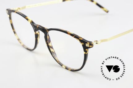 Mykita Nukka Trinidad / Glossy Gold Farbe, Azetat-Front mit charakteristischen Mykita-Bügeln!, Passend für Herren und Damen