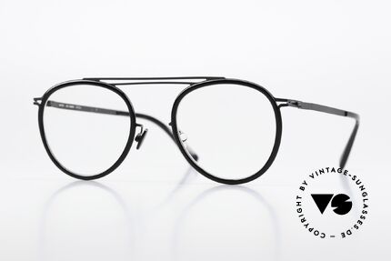 Mykita Maren Schwarze Designerbrille Unisex Details