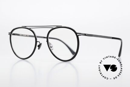 Mykita Maren Schwarze Designerbrille Unisex, Designerbrille, zeitlos schwarz für Damen und Herren, Passend für Herren und Damen