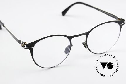 Mykita Maximilian Panto Brille Black Gold Edges, ungetragenes Modell mit original Mykita Verpackung, Passend für Herren und Damen