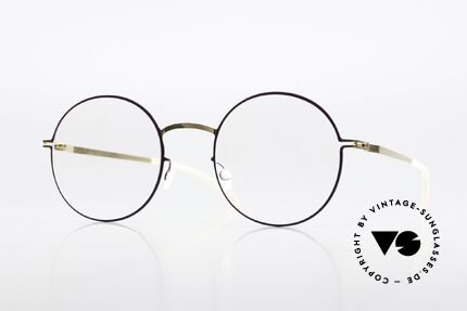 Mykita Pernilla Runder Rahmen Gold / Plum Details