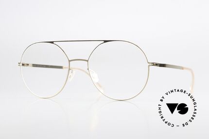 Mykita Lonne Damenbrille Champagne Gold, Mykita Brille, Modell LITE Lonne, Gr. 54-18, col. 291, Passend für Damen