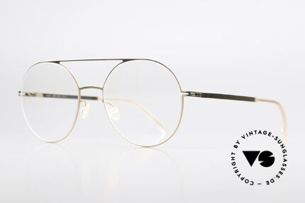 Mykita Lonne Damenbrille Champagne Gold, wohlbekannte Spitzenqualität; handmade in Germany, Passend für Damen