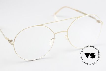 Mykita Lonne Damenbrille Champagne Gold, genial flexible Brillenfassung: eine Größe passt allen, Passend für Damen