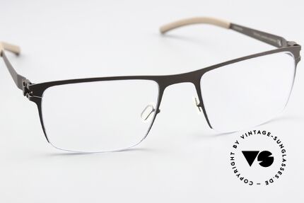 Mykita Monty Eckige Brille Brown Petrol Blue, ungetragenes Modell mit original Mykita Verpackung, Passend für Herren