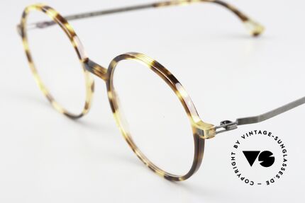 Mykita Anana Weibliche Runde Designerbrille, Azetat-Front mit charakteristischen Mykita-Bügeln!, Passend für Damen