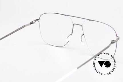 Mykita Steen Eckige Metallbrille Für Herren, genial flexible Brillenfassung: eine Größe passt allen, Passend für Herren
