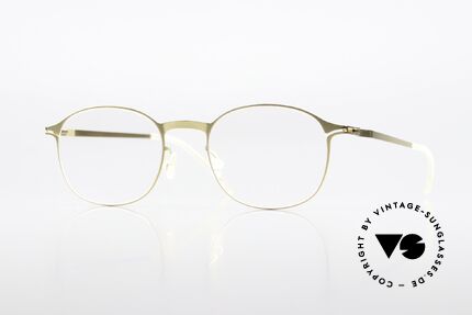Mykita Toimi Damenbrille Glossy Gold Metall, Mykita Frauenbrille, mod. Toimi, Gr. 48-20, col. 013, Passend für Damen