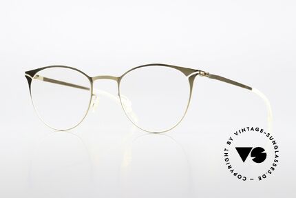 Mykita Gesa Brille Für Frauen In Glossy Gold, Mykita Frauenbrille, mod. GESA, Gr. 48-19, col. 013, Passend für Damen