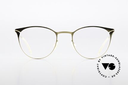 Mykita Gesa Brille Für Frauen In Glossy Gold, Metall-Fassung, LITE Collection (2017-18 gefertigt), Passend für Damen