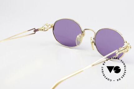 Jean Paul Gaultier 55-6112 90er JPG Designer Sonnenbrille, Fassung kann natürlich auch optisch verglast werden, Passend für Herren und Damen