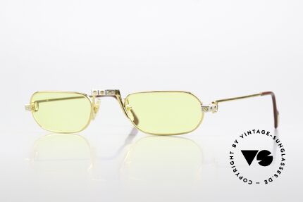 Cartier Demi Lune Santos - M Luxus Lesebrille Von 1987 Details