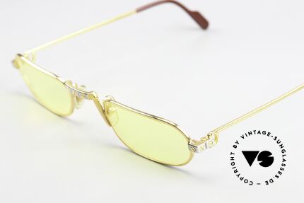 Cartier Demi Lune Santos - M Luxus Lesebrille Von 1987, meistverkaufte Variante, Größe 50-24, 140 (unisex Brille), Passend für Herren und Damen Cartier Demi Lune Santos - M Luxus Lesebrille Von 1987, meistverkaufte Variante, Größe 50-24, 140 (unisex Brille), Passend für Herren und Damen