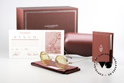 Jacques Marie Mage Ringo 2 Beta Titan Sonnenbrille Rund, Größe: large, Passend für Herren und Damen Jacques Marie Mage Ringo 2 Beta Titan Sonnenbrille Rund, Größe: large, Passend für Herren und Damen