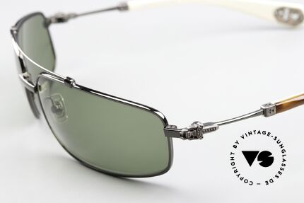 Chrome Hearts Boned Rockstar Sonnenbrille Von 2004, Rockstars wie Guns'N'Roses machten CH berühmt, Passend für Herren