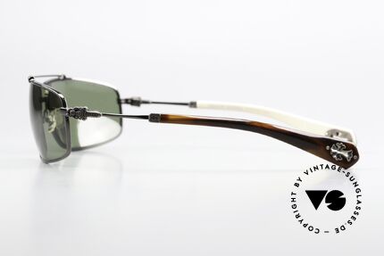 Chrome Hearts Boned Rockstar Sonnenbrille Von 2004, sehr markante vintage Sonnenbrille; ungetragen, Passend für Herren