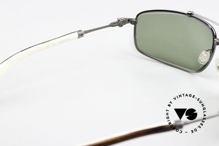Chrome Hearts Boned Rockstar Sonnenbrille Von 2004, Größe: large, Passend für Herren