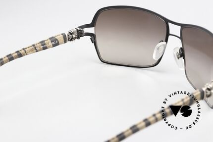 Chrome Hearts Tang II Used Look Zebra Leder Style, Größe: large, Passend für Herren und Damen Chrome Hearts Tang II Used Look Zebra Leder Style, Größe: large, Passend für Herren und Damen