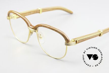 Cartier Malmaison Diego A Maradona Holzbrille, ungetragenes Einzelstück + orig. Cartier Lederetui, Passend für Herren und Damen Cartier Malmaison Diego A Maradona Holzbrille, ungetragenes Einzelstück + orig. Cartier Lederetui, Passend für Herren und Damen