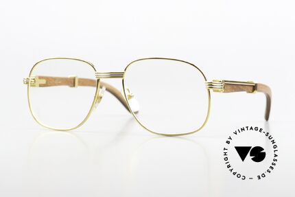 Cartier Monceau 90er Bubinga Edelholzbrille Details Cartier Monceau 90er Bubinga Edelholzbrille Details
