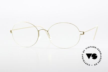Lindberg Florence Air Titan Rim Brille Rund Oval Gold Unisex Details Lindberg Florence Air Titan Rim Brille Rund Oval Gold Unisex Details