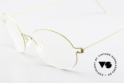 Lindberg Florence Air Titan Rim Brille Rund Oval Gold Unisex, extrem stabile Fassung, flexibel & elastisch, und nur 3g, Passend für Herren und Damen Lindberg Florence Air Titan Rim Brille Rund Oval Gold Unisex, extrem stabile Fassung, flexibel & elastisch, und nur 3g, Passend für Herren und Damen