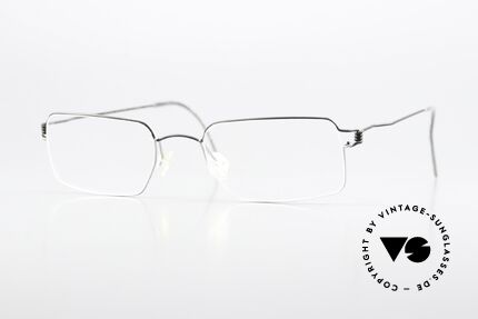 Lindberg Cantus Air Titan Rim Eckige Titanbrille Zweifarbig Details Lindberg Cantus Air Titan Rim Eckige Titanbrille Zweifarbig Details