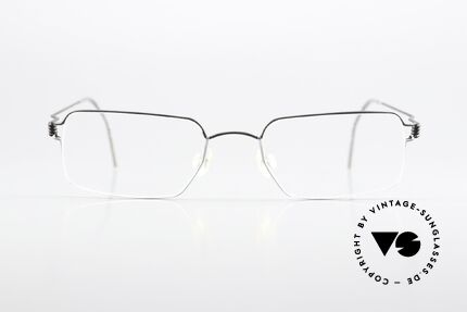 Lindberg Cantus Air Titan Rim Eckige Titanbrille Zweifarbig, Größe 49-20, anpassbar von Small bis Medium Passform, Passend für Herren und Damen Lindberg Cantus Air Titan Rim Eckige Titanbrille Zweifarbig, Größe 49-20, anpassbar von Small bis Medium Passform, Passend für Herren und Damen